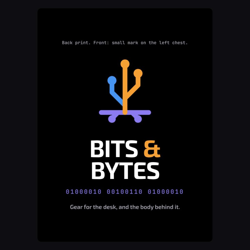 Bits & Bytes back print hoodie