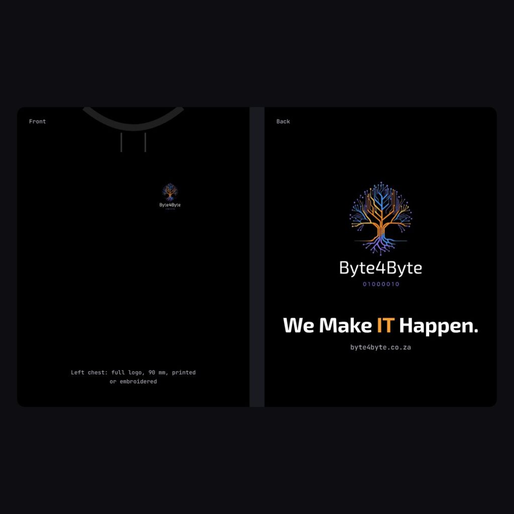 Byte4Byte logo hoodie