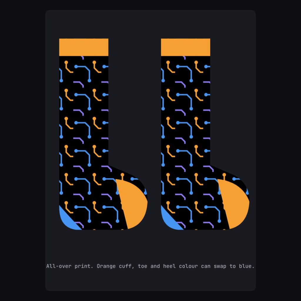 Circuit board socks