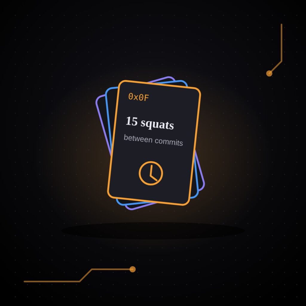 Workout card deck